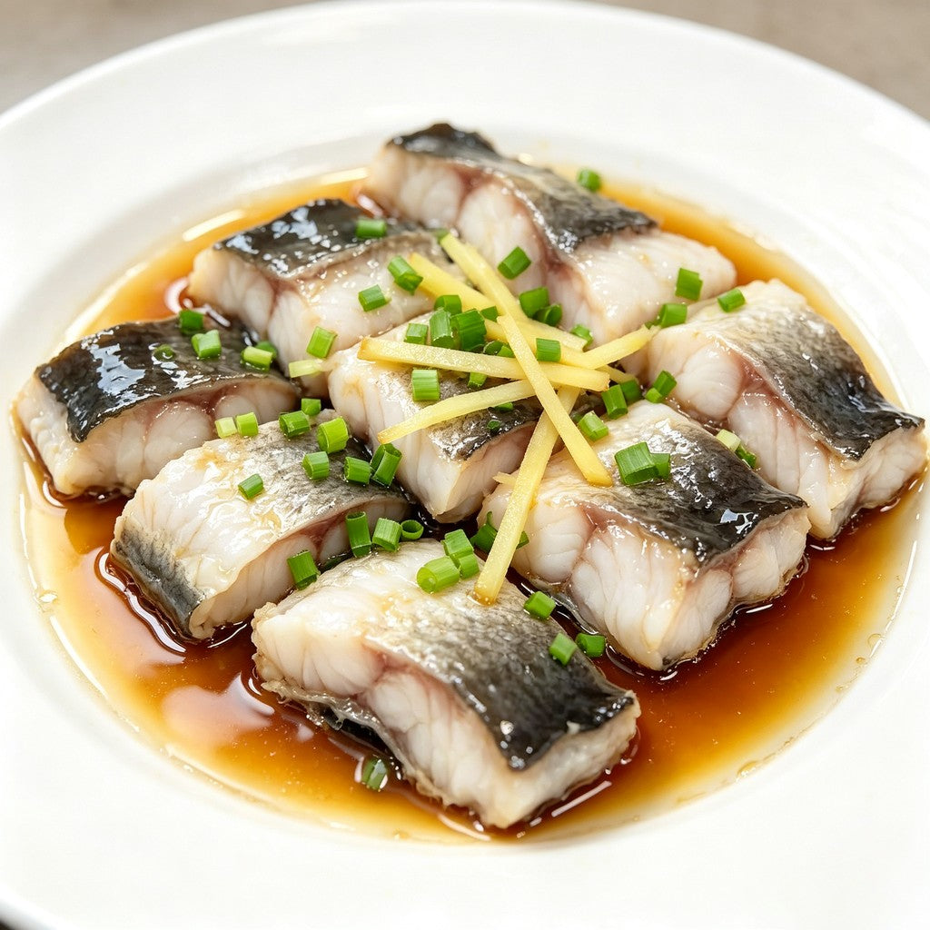 Grilled eel fillet with a caramelised glaze